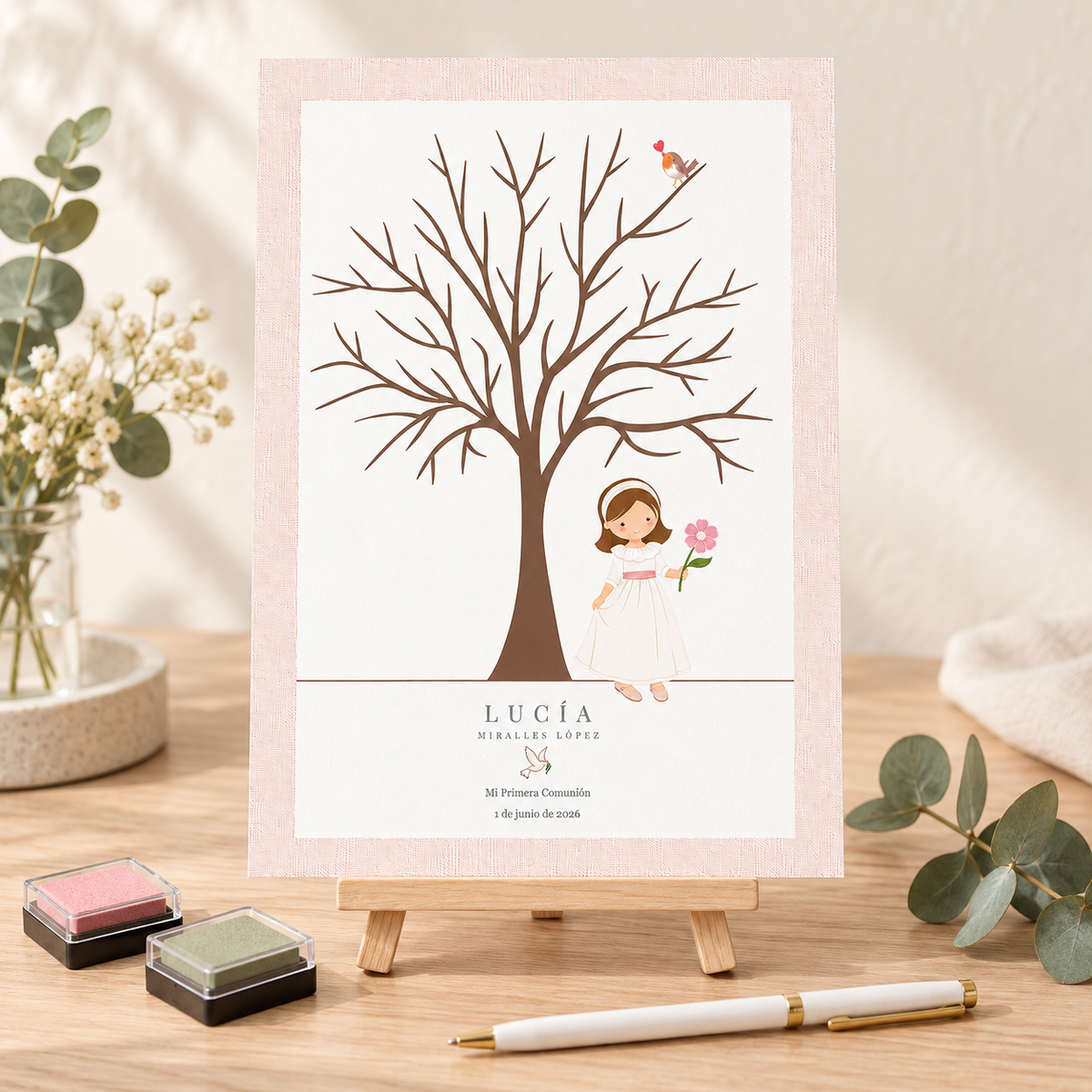 Arbol de Huellas Comunión