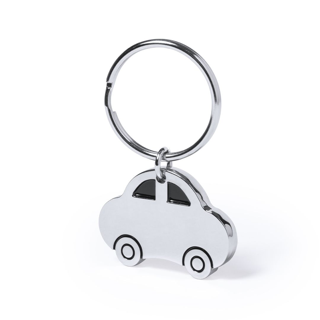 Llavero metálico coche