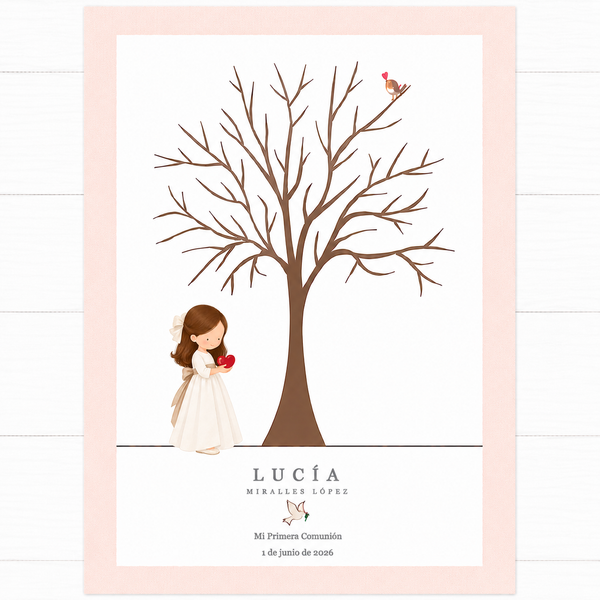 Arbol de Huellas Comunión