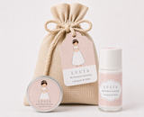 Crema manos, balsamo labial en saquito