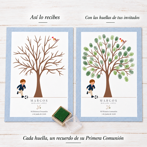 Arbol de Huellas Comunión
