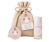 Crema manos, balsamo labial en saquito