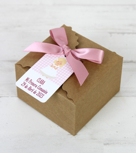 ▷ Cajas pequeñas para regalos Tres Medidas Detalles comunión  ❤️